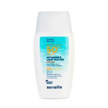 Sensilis Antiaging & Light Texture Color SPF50+ päikesekaitsekreem kehale, 40 ml