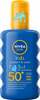 Päikesekaitsesprei lastele Nivea Sun Kids Protect & Care SPF50+, 200 ml
