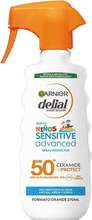 Päikesekaitsesprei lastele Garnier Delial Kids Sensitive Advanced SPF50+, 270 ml