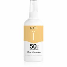 Naif Sun Mineral Sunscreen SPF 50 pihustatav päikesekaitsekreem, 100 ml