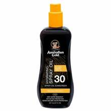 Päikesekaitseõli Australian Gold Hydrating Spray Oil SPF30 porgandiõliga, 237 ml