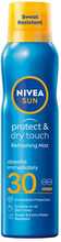 Nivea Sun Protect & Dry Touch värskendav päikesekaitsesprei SPF30, 200 ml