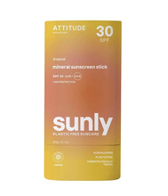 Attitude Mineral Protection Stick Tropical SPF30 päikesekaitsepulk kehale, 60 g