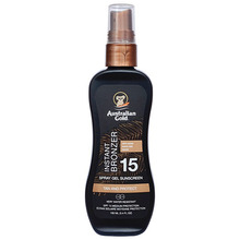 Päikesekaitsesprei Australian Gold Spray Gel with Instant Bronzer SPF15, 100 ml