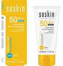 Näokreem päikesekaitsega Soskin Paris Sun Guard Face Suncream Rich SPF50+, 50 ml
