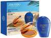 Shiseido Sun Protection Duo kinkekomplekt (kompaktpuuder 12 g + kaitsekreem näole 50 ml)