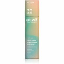 Attitude Oceanly Plastic Free Beauty toonitud niisutav kreem SPF30, 30 g