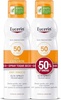 Päikesekaitsesprei kehale Eucerin Sun Spray Oil Control Dry Touch SPF50, 2x200 ml