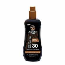 Pruunistav pihustatav päevitusgeel Australian Gold Spray Gel Sunscreen With Bronzers SPF30, 237 ml