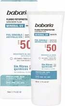 Päikesekaitsevedelik Babaria Sun Mineral UV SPF50, 50 ml