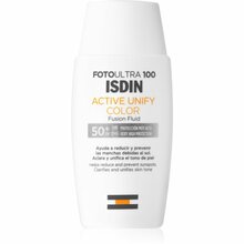 Päikesekaitsekreem Isdin Foto Ultra 100 Active Unify Fusion Fluid SPF50+, 50 ml