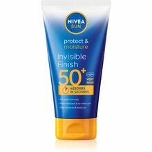 Nivea Invisible Finish Sun Protect & Moisture SPF 50+ niisutav päikesekaitsepiim, 150 ml