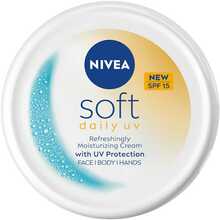 Nivea Soft igapäevane niisutav kreem UV kaitsega SPF15, 200 ml