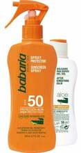 Päikesekaitsegeel Babaria Aloe Vera SPF50, 300 ml