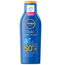 Laste päikesekaitsekreem Nivea Sun Kids Protect & Care SPF50+, 200 ml