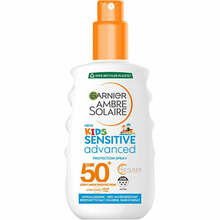 Päikesekaitsesprei lastele Garnier Ambre Solaire Kids Sensitive Spray SPF 50+, 150 ml