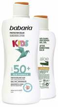 Babaria Sun Kids päikesekaitselosjoonide komplekt SPF50+, 2 x 200 ml
