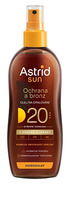 Päikesekaitseõli Astrid Oil for tanning SPF 20, 200 ml