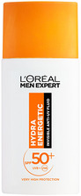 L'Oreal Paris Men Expert Hydra Energetic Invisible Anti-UV Fluid SPF50+ näokaitsevedelik meestele, 50 ml