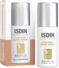 Tooniv päikesekaitsekreem Isdin Fusion Water Magic Repair Color SPF50+, 50 ml
