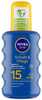 Päikesekaitsesprei Nivea Sun Protect Moisturising Sun Spray SPF15, 200 ml