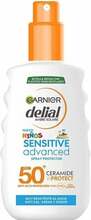 Päikesekaitsesprei lastele Garnier Delial Kids Sensitive Advanced SPF50+, 150 ml