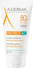 A-Derma Protect AC matistav päikesekaitse näofluidum SPF50+, 40 ml