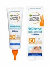 Päikesekaitseseerum Garnier Ambre Solaire Sensitive Advanced SPF50+, 125 ml