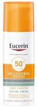 Eucerin Oil Control Dry Touch geelkreem SPF50+ Tinted Light päikesekaitsekreem, 50 ml