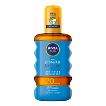 Päikesekaitseõli Nivea Sun Protect & Bronze SPF20, 200 ml