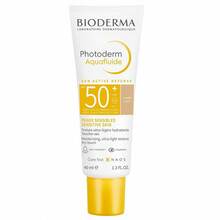 Näokreem päikesekaitsega Bioderma Photoderm Aquafluide Golden SPF50+, 40 ml