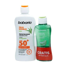 Babaria Aloe Protector Solar SPF50+ päikesekaitsepiim tundlikule nahale, 200 ml