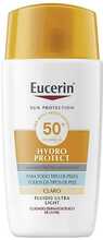 Päikesekaitse tooniv näovedelik Eucerin Sun Protection Hydro Protect Tinted Light Fluid SPF50+, 50 ml