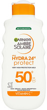 Päikesekaitsepiim Garnier Ambre Solaire Hydra 24h Protect Very High Protection Milk SPF50, 175 ml