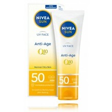 Päikesekaitsekreem näole Nivea Sun UV Face Anti-Age Q10 SPF50, 50 ml