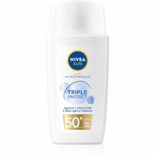 Niisutav päikesekaitsevedelik Nivea Sun Triple Protect SPF50+, 40 ml