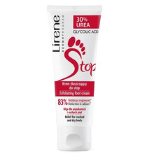 Jalgade kooriv kreem Lirene 30 prots. uureaga, 75 ml