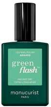 Geellakk Manucurist Amande Green Flash, 15 ml