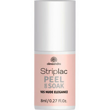 Küünelakk Alessandro Striplac Peel Or Soak, 105 Nude Elegance, 8 ml