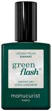 Geellakk Manucurist Diamant Green Flash, 15 ml