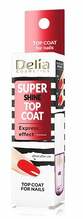 Küünehooldusvahend Delia Cosmetics Super Shine Top Coat, 11 ml