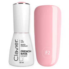 Hübriidküünelakk Clavier Nailsology French Base F2 Cotton Candy, 8 ml, roosa