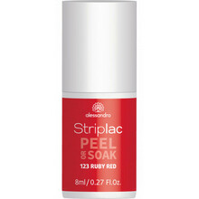 Küünelakk Alessandro Striplac Peel Or Soak, 123 Ruby Red, 8 ml