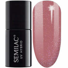 Püsiv hübriidküünelakk Semilac, 321 Shimmer Dust Caramel, 7 ml