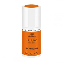 Küünelakk Alessandro Striplac Peel Or Soak, 186 Orange Sun, 8 ml