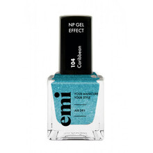 Küünelakk E.Mi Nail Polish Gel Effect, Caribbean, 6 ml