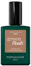 Geellakk Manucurist Orme Green Flash, 15 ml