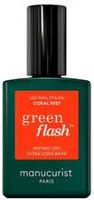 Geellakk Manucurist Green Flash Coral Reef, 15 ml