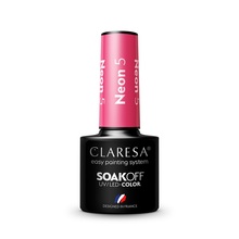 Hübriidküünelakk Claresa Soak Off UV/LED Neon, 5.5 g