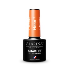 Hübriidküünelakk Claresa Soak Off UV/LED, Neon 7, 7.5 g